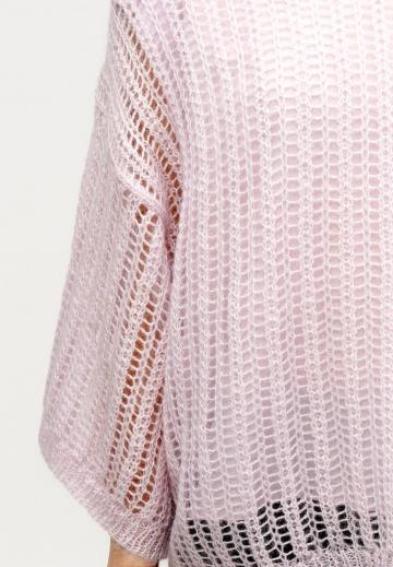 Пуловер с рукавом три четверти