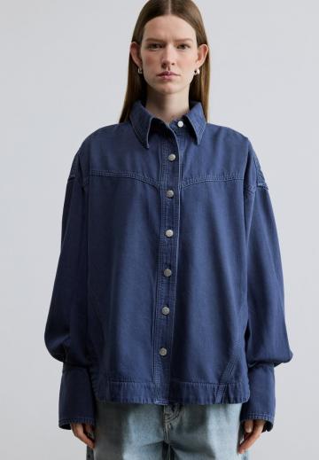 Джинсовая блузка