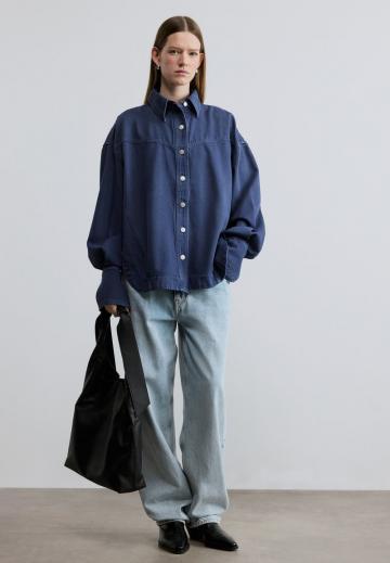 Джинсовая блузка