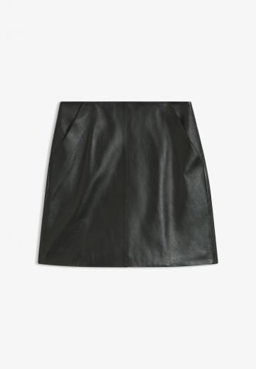 Кожаная юбка