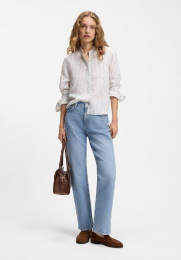 Прямые джинсы