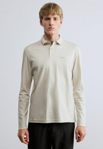 Поло с длинным рукавом