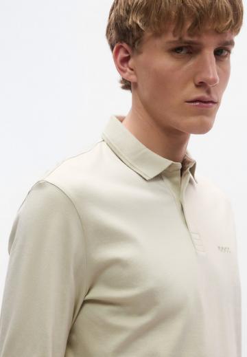 Поло с длинным рукавом