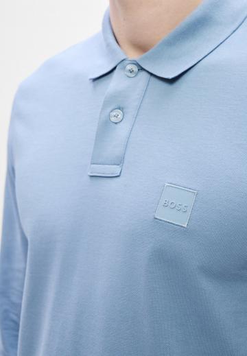 Поло с длинным рукавом