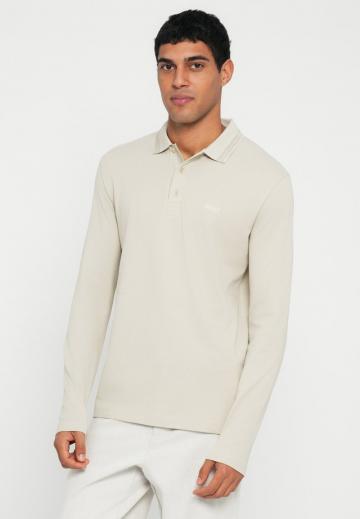 Поло с длинным рукавом