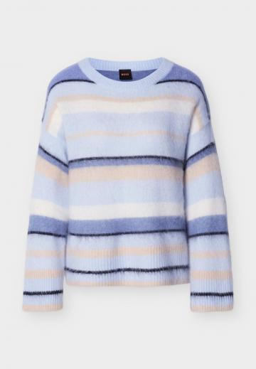 Пуловер в полоску
