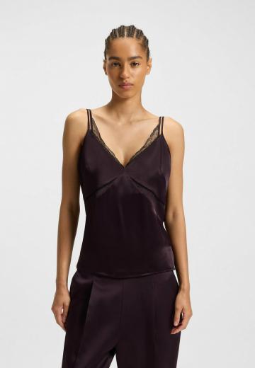 Атласная блузка