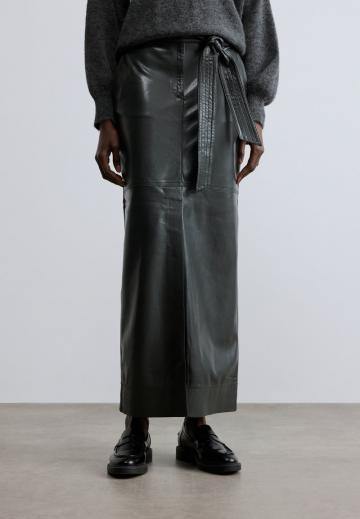 Кожаная юбка