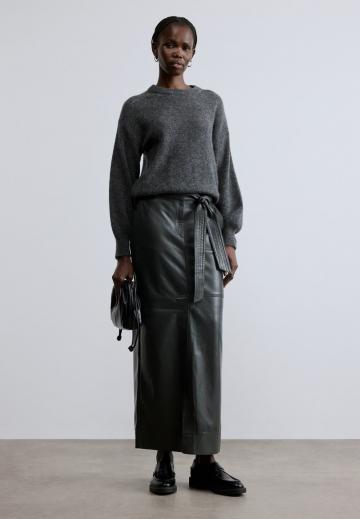 Кожаная юбка