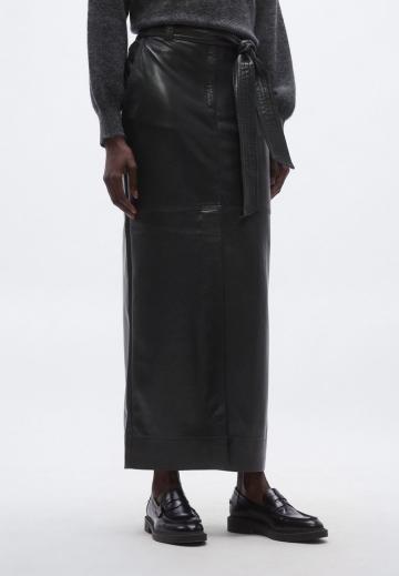 Кожаная юбка