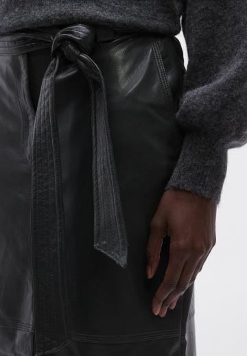 Кожаная юбка