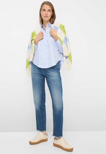 Атласная блузка