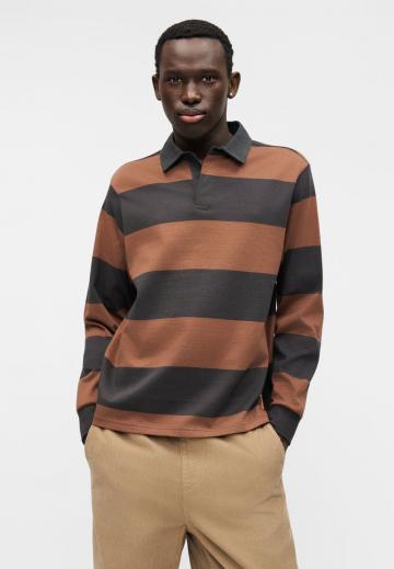 Поло с длинным рукавом