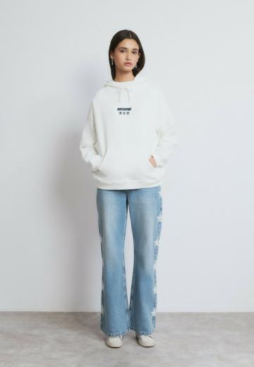 Пуловер с капюшоном