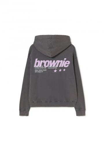 Пуловер с капюшоном