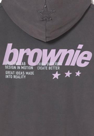 Пуловер с капюшоном