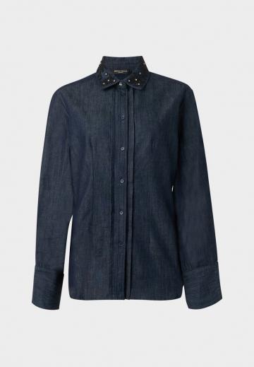 Джинсовая блузка