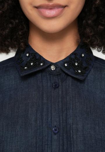 Джинсовая блузка