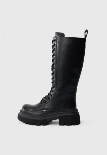 Сапоги на шнуровке