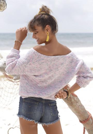 Длинный пуловер