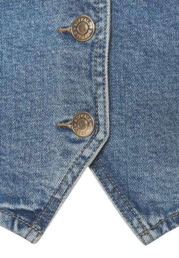 Джинсовая жилетка