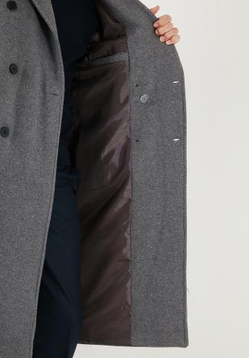 Шерстяное пальто