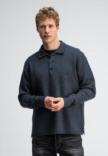 Поло с длинным рукавом