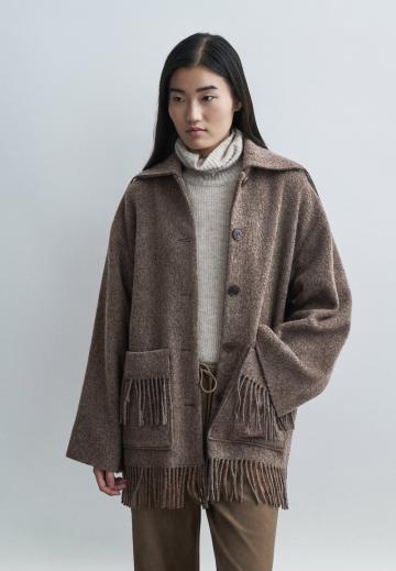 Шерстяное пальто