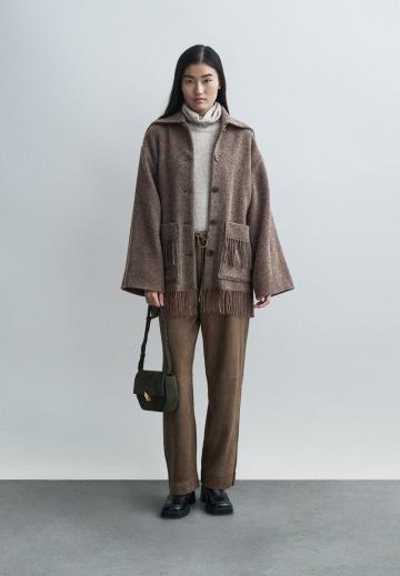 Шерстяное пальто