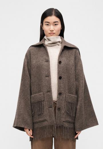 Шерстяное пальто