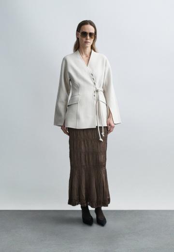 Шерстяное пальто