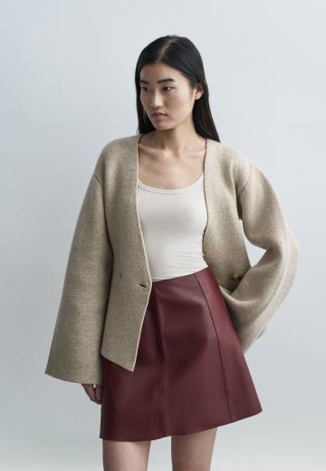 Кожаная юбка