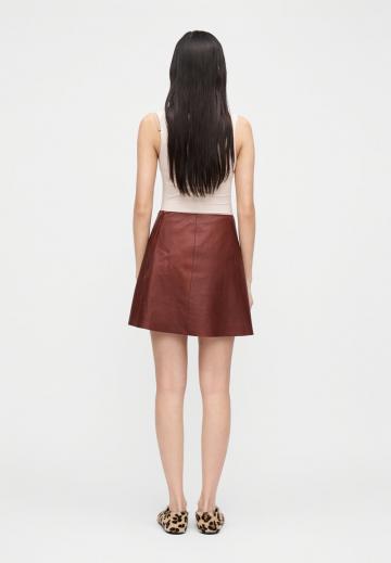 Кожаная юбка