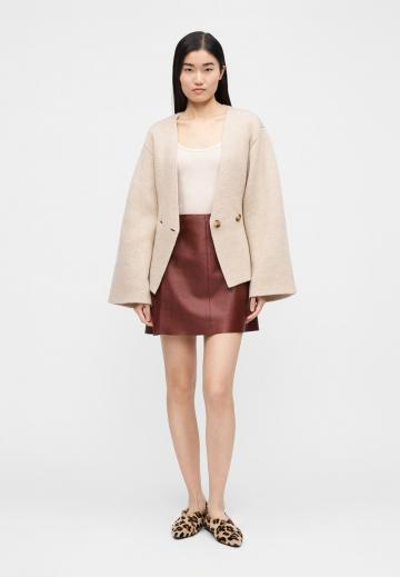 Кожаная юбка