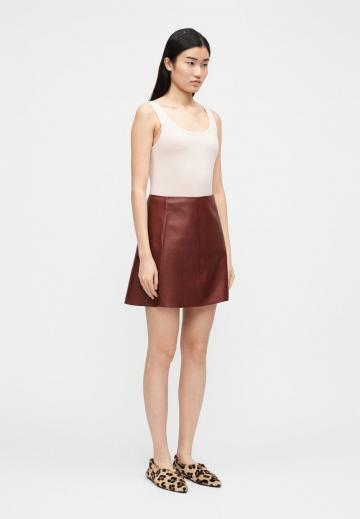 Кожаная юбка