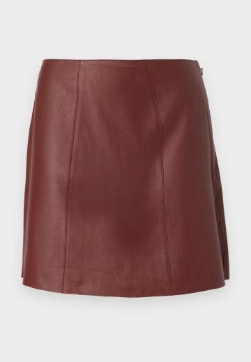 Кожаная юбка