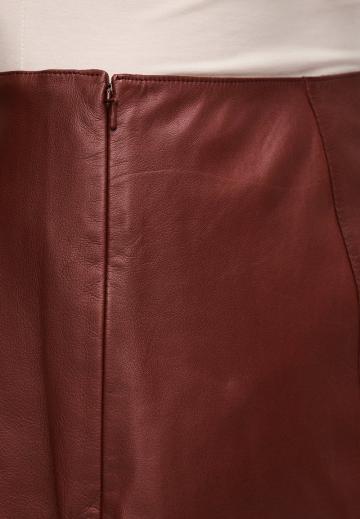 Кожаная юбка