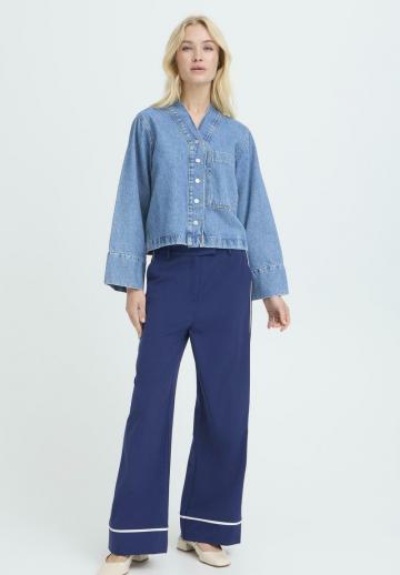 Джинсовая блузка