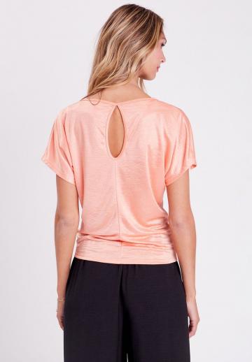 Атласная блузка