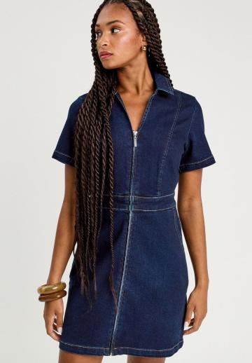 Джинсовое платье