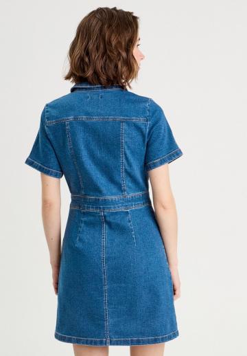 Джинсовое платье