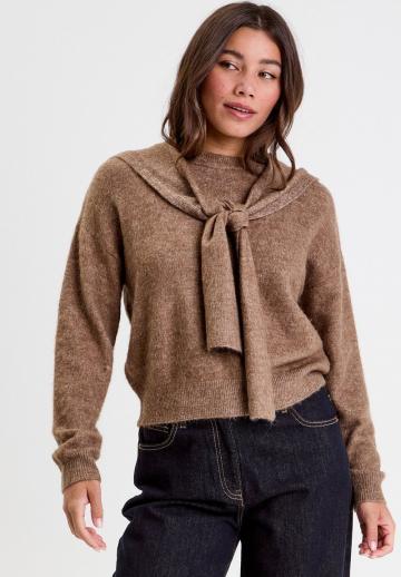 Пуловер с капюшоном