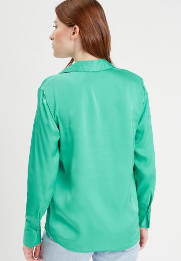 Атласная блузка