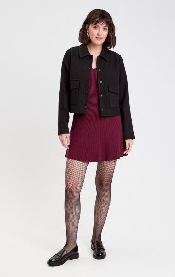 Вязаное платье