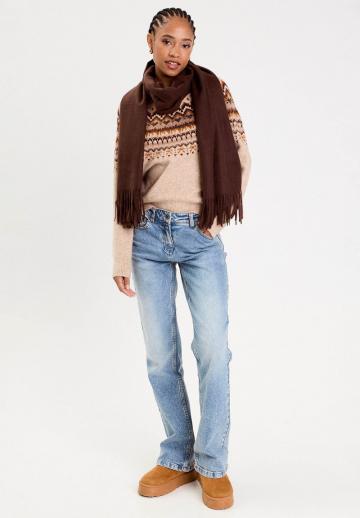 Длинный пуловер