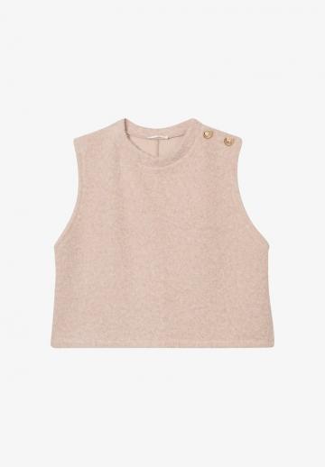 Пуловер без рукавов