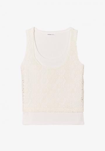 Блузка без рукавов