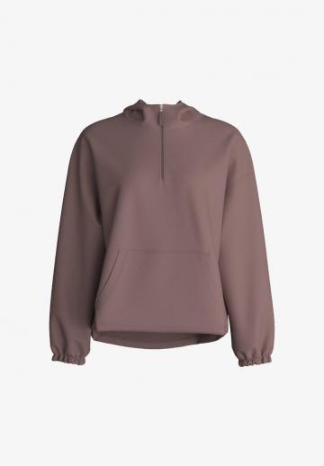 Пуловер с капюшоном