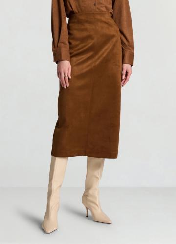 Кожаная юбка