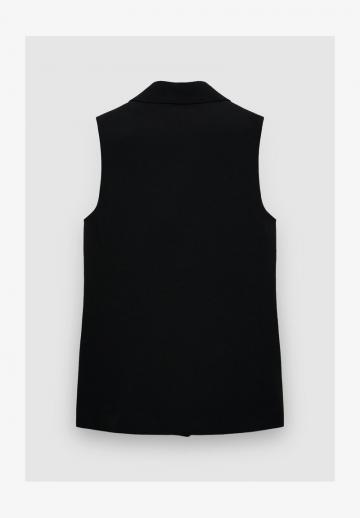 Длинный жилет